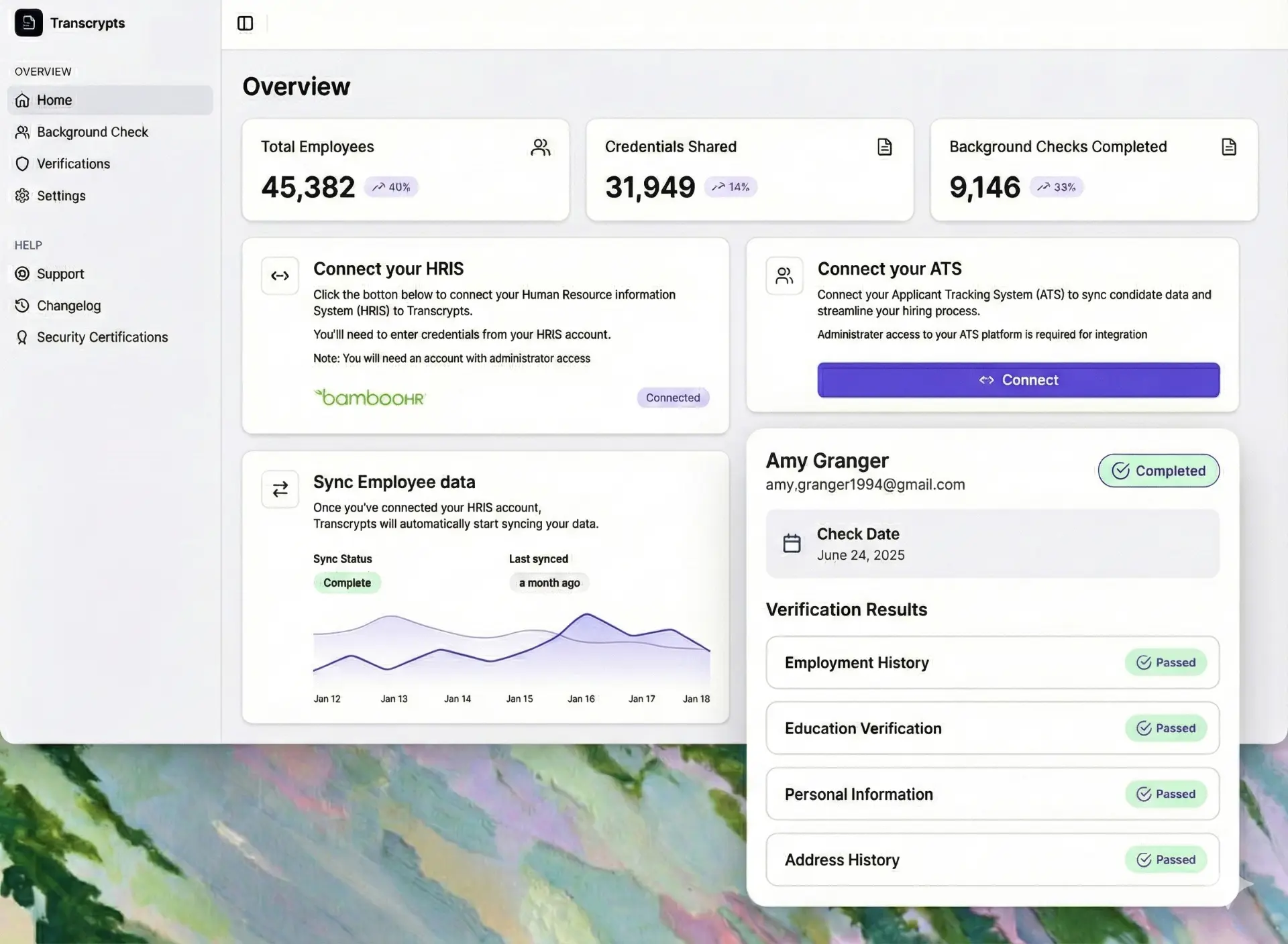 TransCrypts - Background Checks & Employment Verification